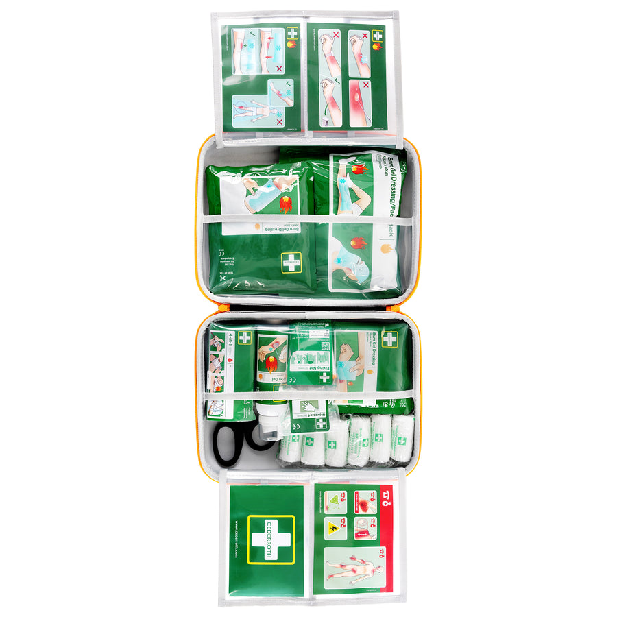 First Aid Burn Kit | Verbrennungs-Erste-Hilfe-Set | für Brandwunden & Sonnenbrand | Cederroth 51011013