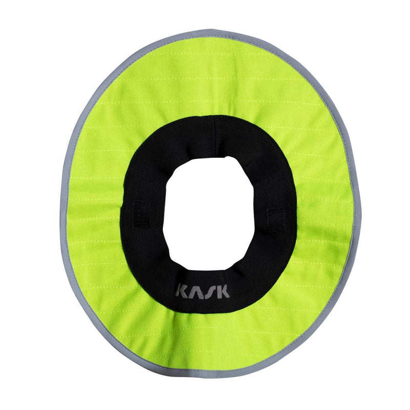 KASK Sombrero Helm-Sonnenschutz, HiVis Gelb, Ansicht von oben