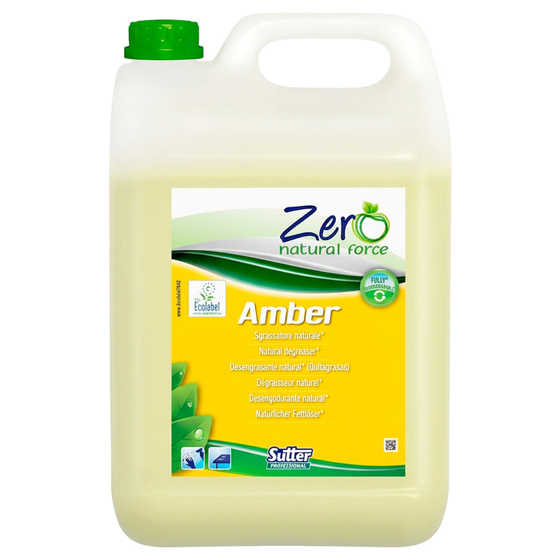 Allzweckreiniger AMBER ZERO | Bernsteinduft | natürliche Rohstoffe | EU Ecolabel | Sutter Professional