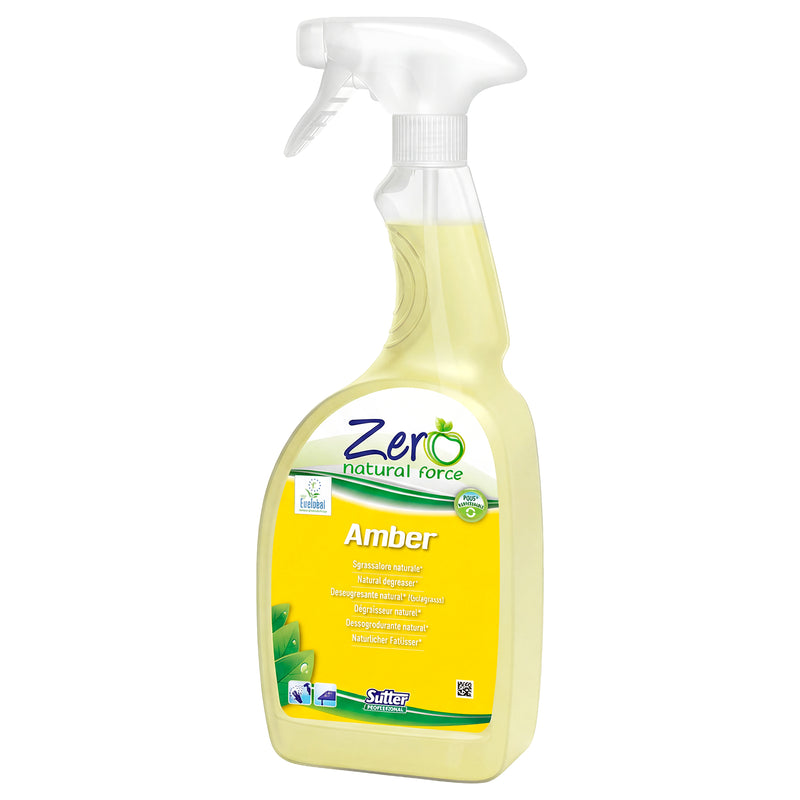 Allzweckreiniger AMBER ZERO | Bernsteinduft | natürliche Rohstoffe | EU Ecolabel | Sutter Professional
