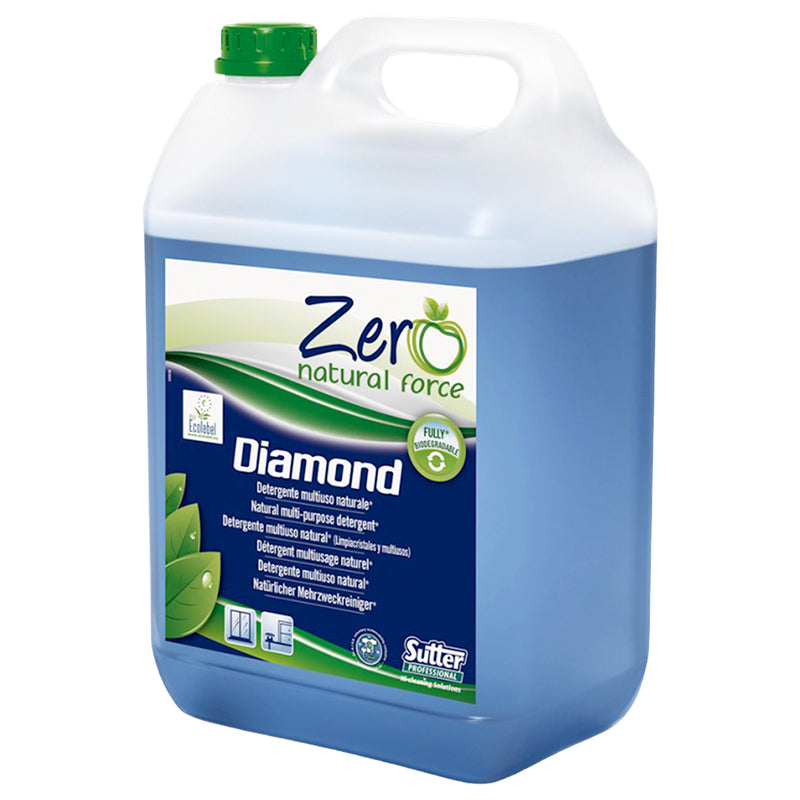 Allzweckreiniger DIAMOND ZERO | Frischeduft | natürliche Rohstoffe | EU Ecolabel | Sutter Professional