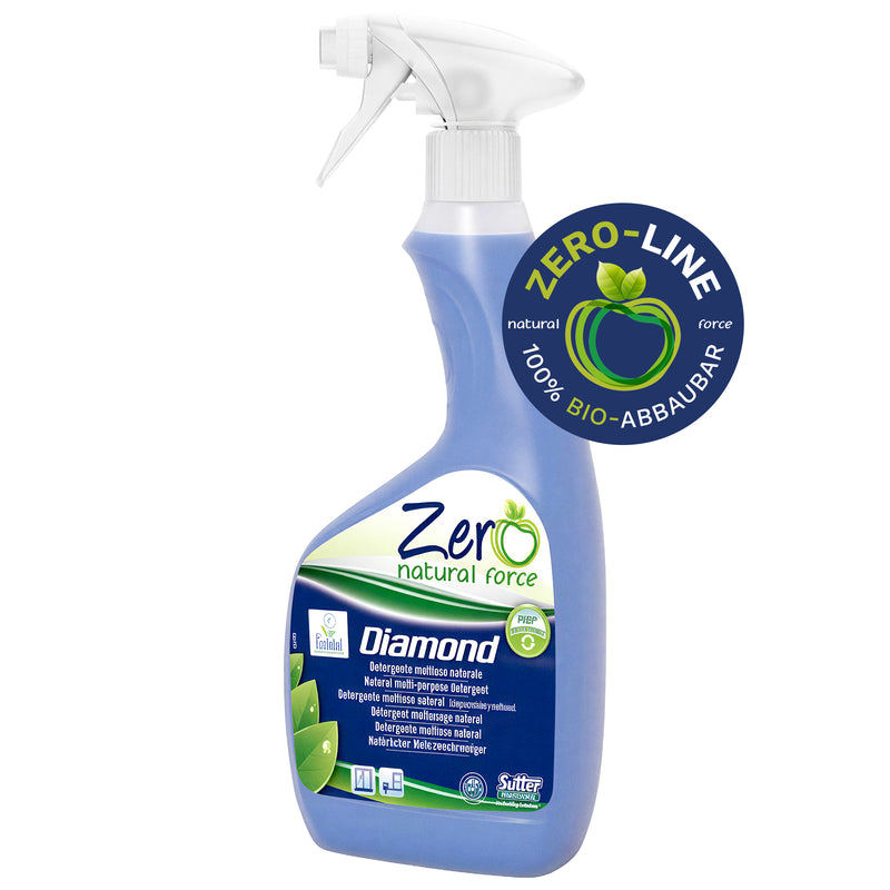 Allzweckreiniger DIAMOND ZERO | Frischeduft | natürliche Rohstoffe | EU Ecolabel | Sutter Professional