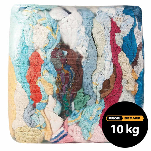 Palette | Putzlappen Frottee Bunt | 10 kg | maximal saugstark