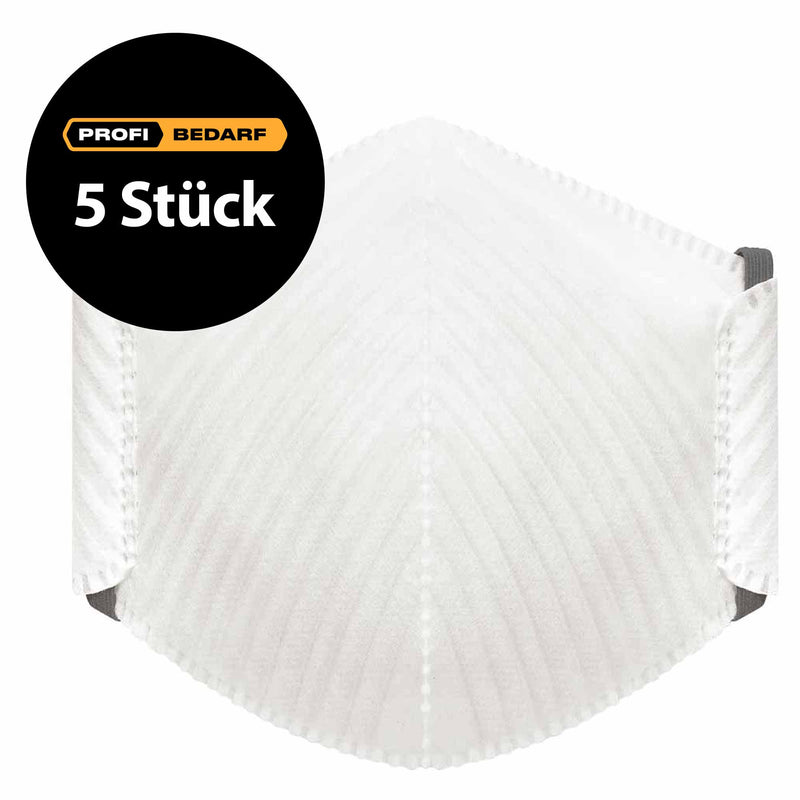 FFP3 Profi-Atemschutzmaske | 2 x atmungsaktiver | Mikrofaltenstruktur | Nasenpolster | ergonomisch | AIR+ ProtectPro