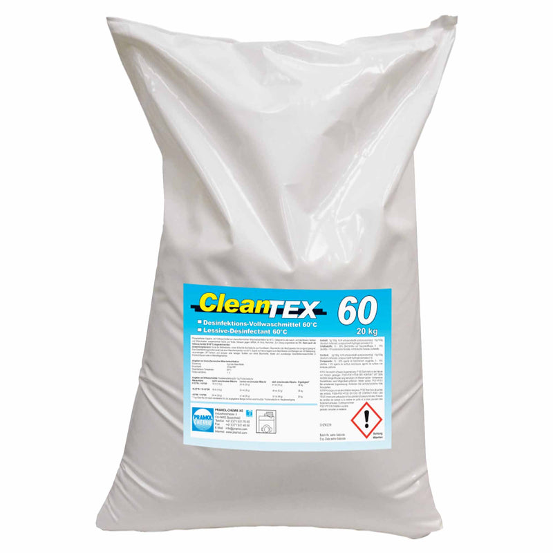 CleanTEX 60 Desinfektions-Vollwaschmittel | ab 60°C | phosphatfrei | Pramol