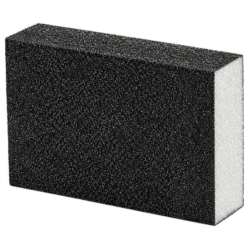 Schleifschwamm 100 × 70 × 28 mm | P36/60 / P60 / P100 / P180 | Siliciumcarbid | Trocken- & Nassschliff | 12er-Pack | Schuller Eh’klar Softcut