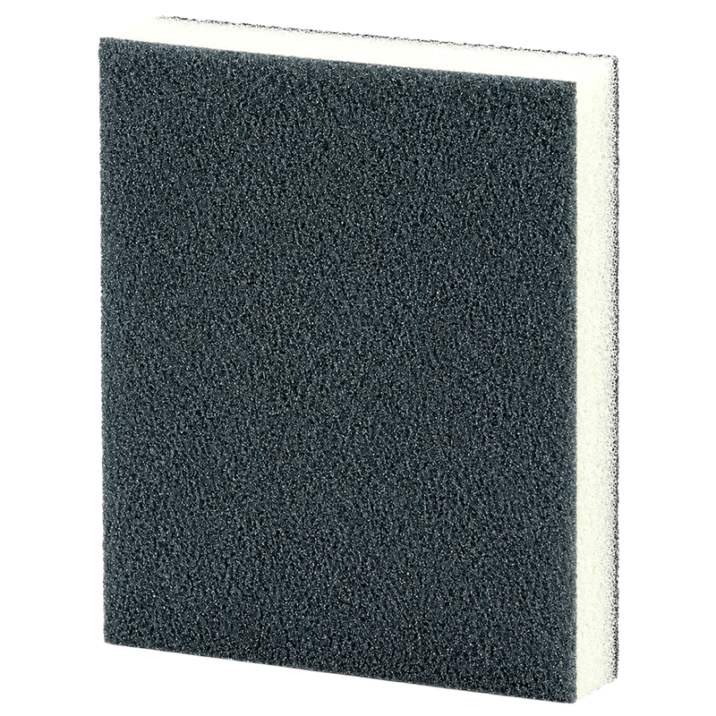 Schleifkissen-Set 125 × 100 × 12,5 mm | P60 / P100 / P220 | Siliciumcarbid | Trocken- & Nassschliff | 3-teilig | Schuller Eh’klar Softcut Flex