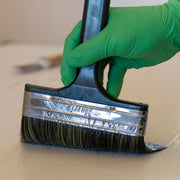 SHOWA 6110PF EBT grüne Nitrilhandschuhe, Einsatz beim Streichen