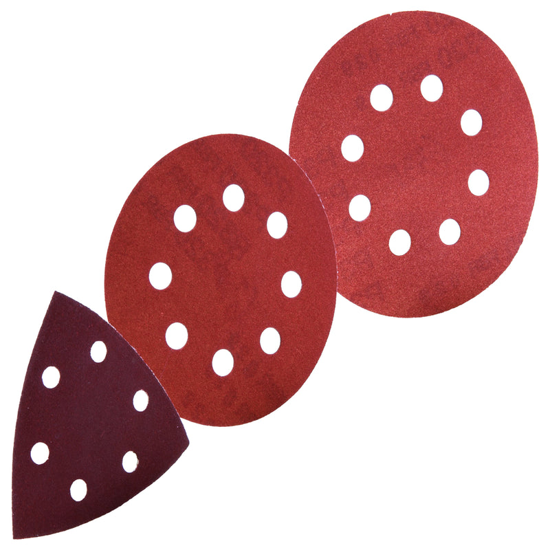 Klettdisketten Royalcut Mix | Ø 115 mm & 125 mm | P40 - P320 | Multiloch | E-Papier 185 g/m² | Schuller Eh`klar