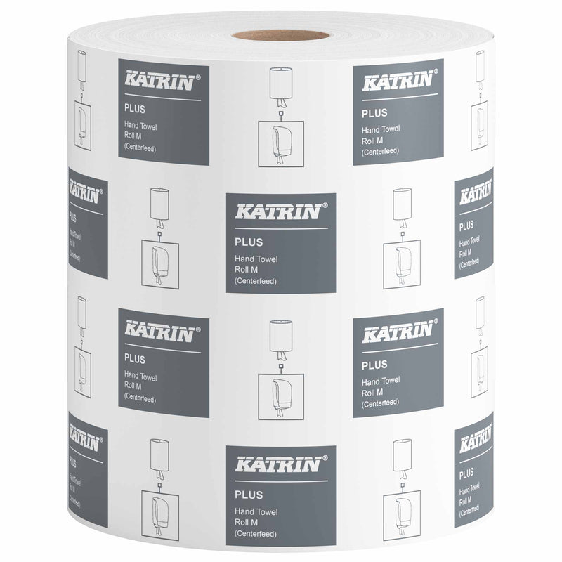 Handtuchrollen | Centerfeed | 300 m x 20,5 cm | 1-lagig | 100% Zellstoff | Katrin M1