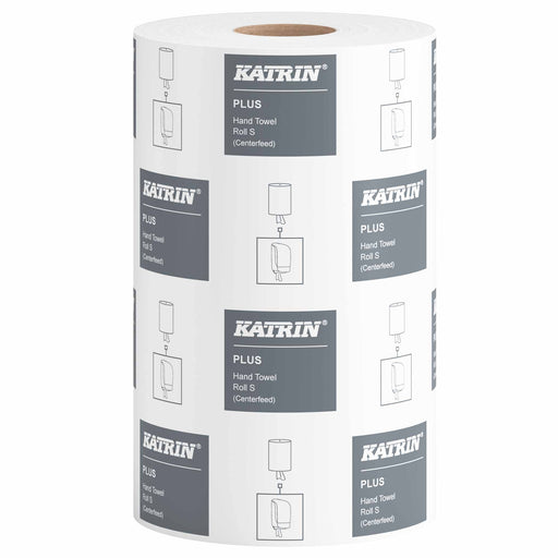 Handtuchrollen | Centerfeed | 100 m x 20,5 cm | 1-lagig | 100% Zellstoff | Katrin S1