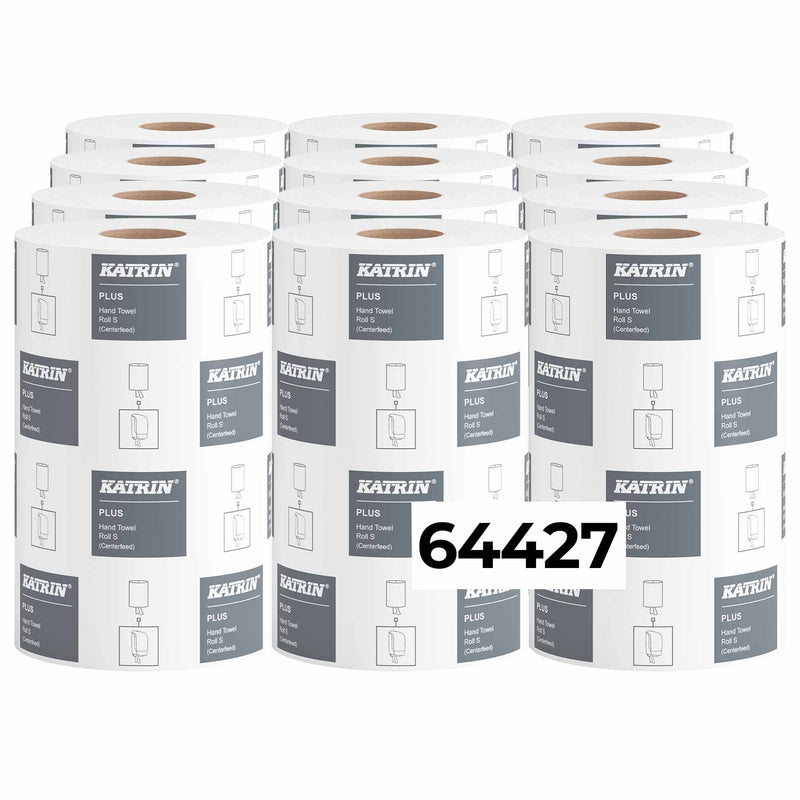 Handtuchrollen | Centerfeed | 100 m x 20,5 cm | 1-lagig | 100% Zellstoff | Katrin 64427 | S100