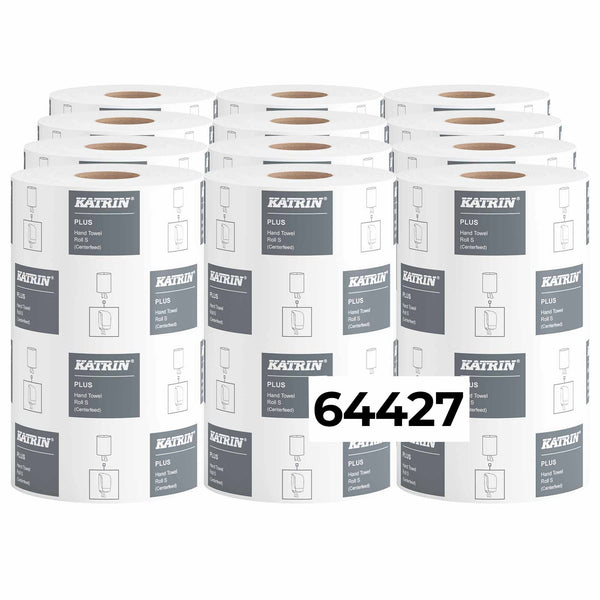 Handtuchrollen | Centerfeed | 100 m x 20,5 cm | 1-lagig | 100% Zellstoff | Katrin 64427 | S100