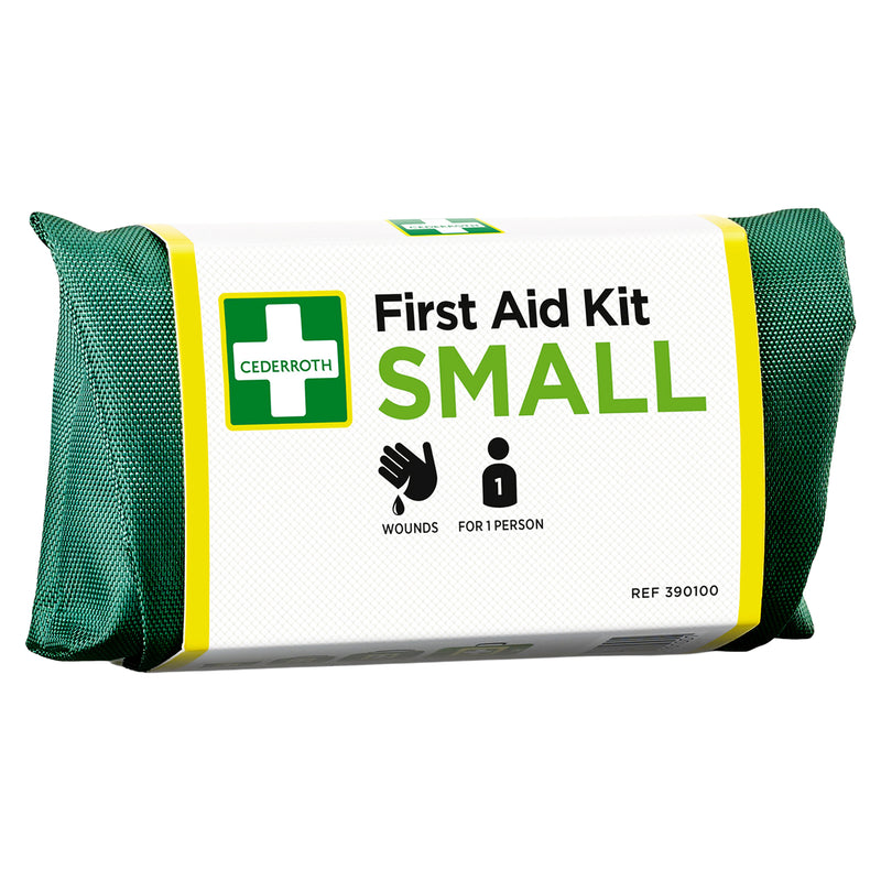 First Aid Kit Small | Erste-Hilfe-Set | kompakt & griffbereit | für kleinere Blutungen & Notfälle | Cederroth 390100