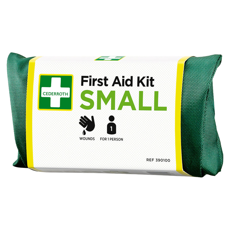First Aid Kit Small | Erste-Hilfe-Set | kompakt & griffbereit | für kleinere Blutungen & Notfälle | Cederroth 390100