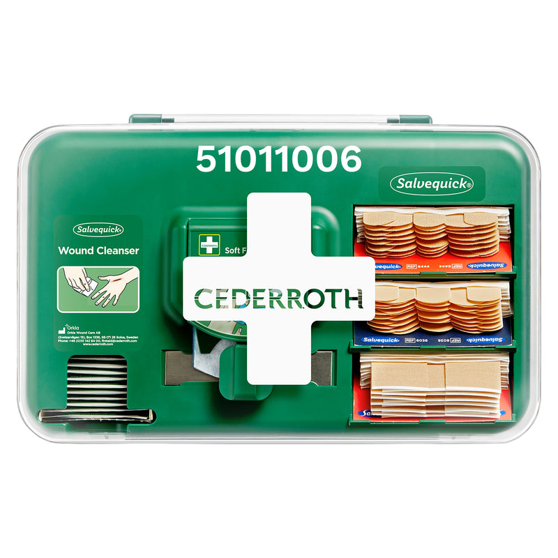 Pflasterspender Plus | Wundversorgung & Soft Foam Bandage | für kleinere Wunden & Schnittverletzungen | Cederroth 51011006