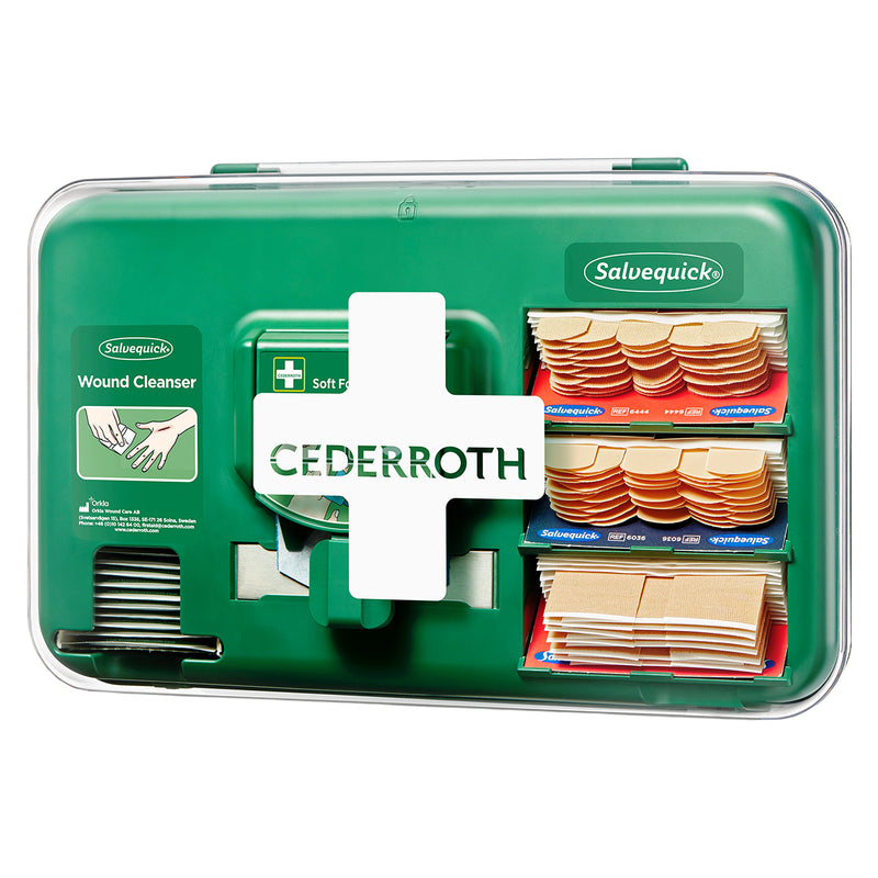 Pflasterspender Plus | Wundversorgung & Soft Foam Bandage | für kleinere Wunden & Schnittverletzungen | Cederroth 51011006