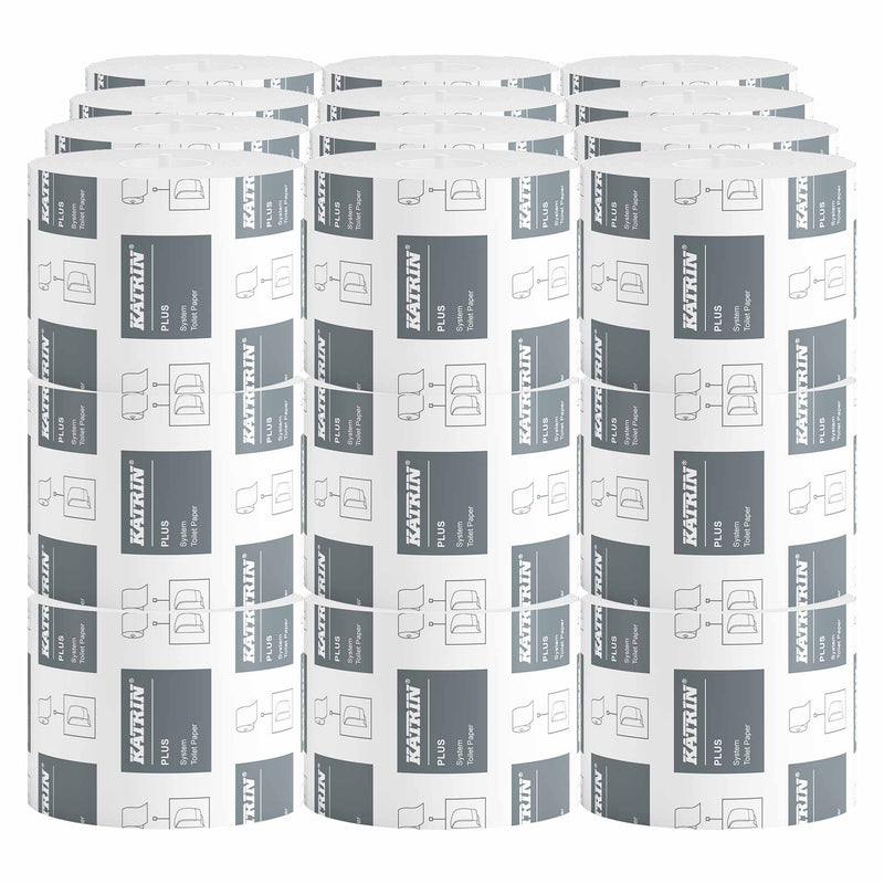 Toilettenpapier 2-lagig | 800 Blatt | 100% Zellstoff | Katrin Plus System