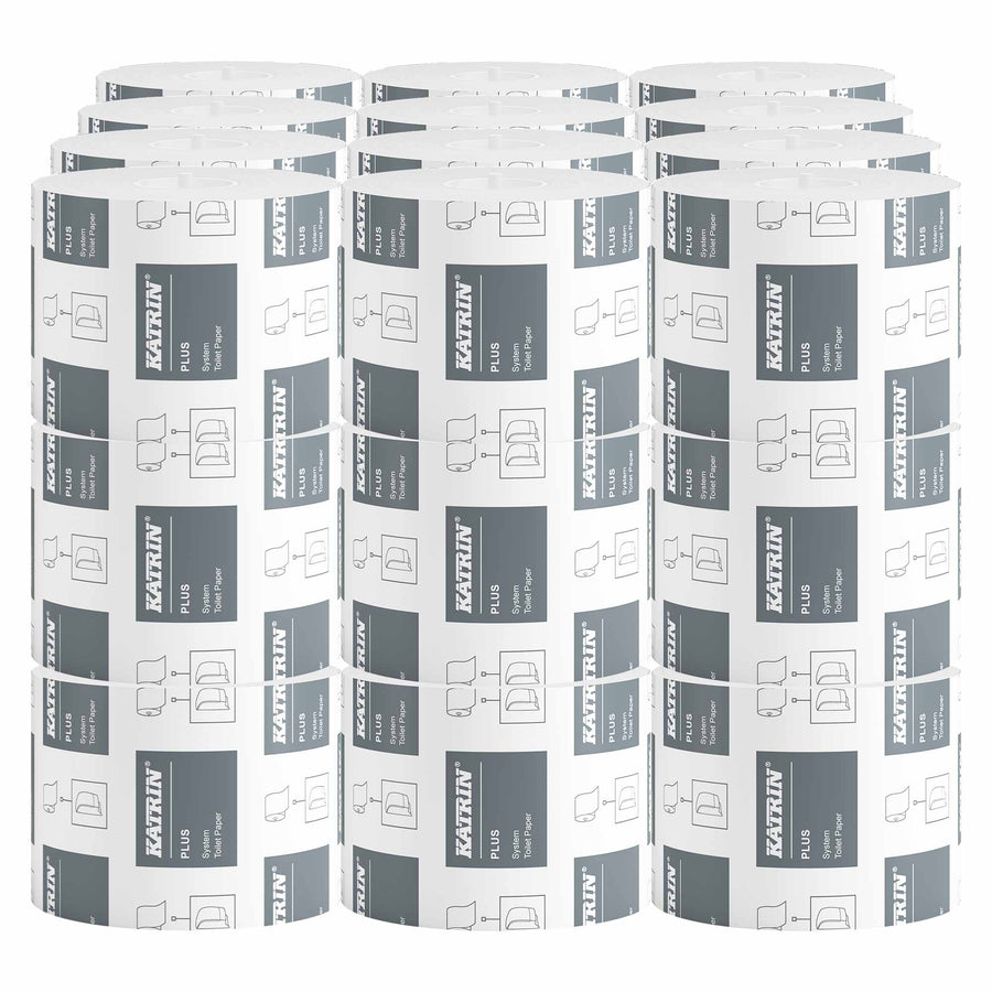 Toilettenpapier 2-lagig | 800 Blatt | 100% Zellstoff | Katrin Plus System