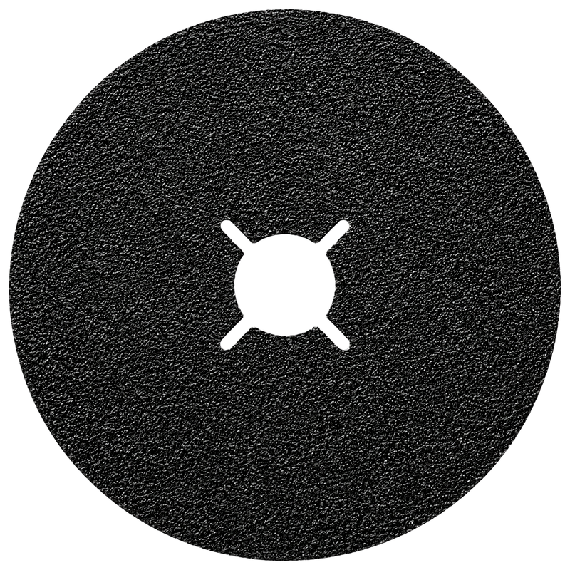 Vulkanfiberscheibe Ø 125 mm | 22 mm Aufnahme | P24-P120 | für Winkelschleifer | Schuller Eh’klar Lavacut D125