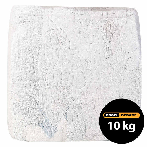 Palette | Putzlappen Frottee Weiss | 10 kg | maximal saugstark | lösungsmittelbeständig