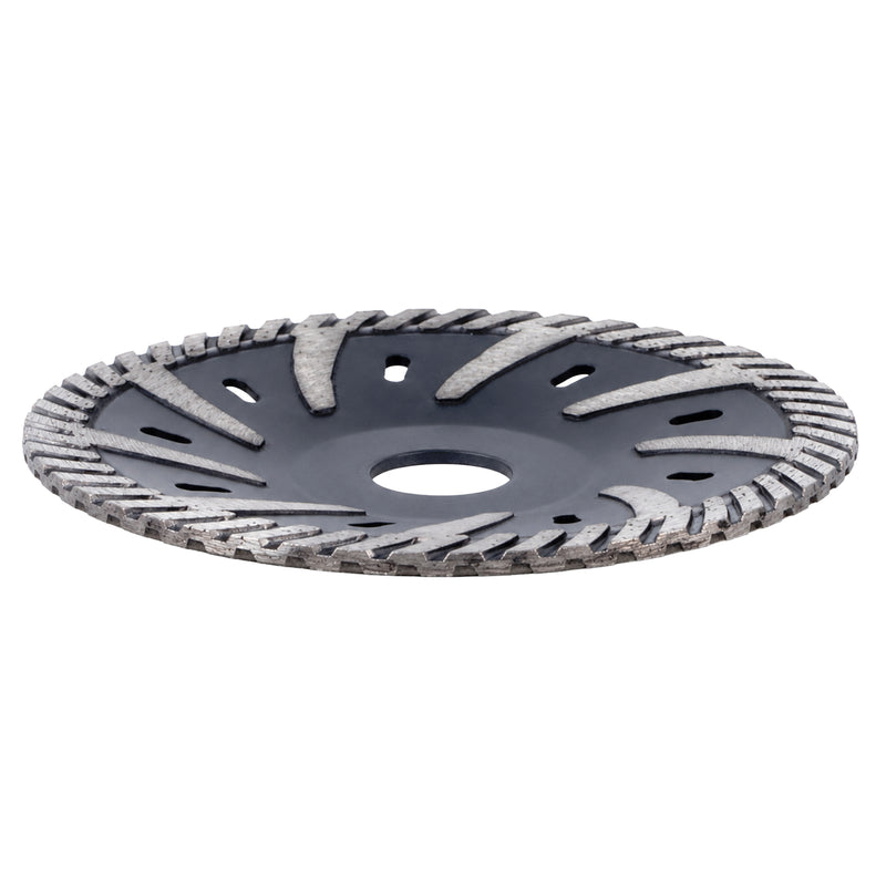 Diamanttrennscheibe gewölbt Ø 125 mm | für Kurvenschnitte in Fliesen & Steinzeug | Aufnahme 22,23 mm | EN 13236 | Profibedarf