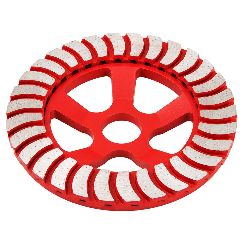 Diamantschleifteller Turbo Ø 125 mm | für FLEX® Betonschleifer | Aufnahme 22,23 mm | EN 13236 | Profibedarf