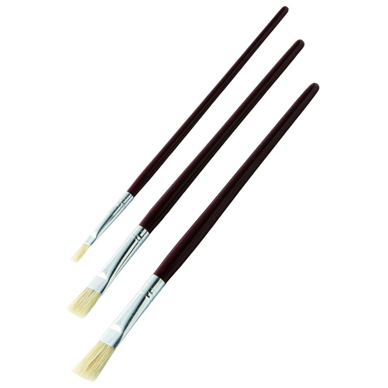 Kleinpinsel-Set Gussow K | 3-teilig | 4,1 - 10,2 mm | Grösse 4 - 10 | Schuller Eh`klar
