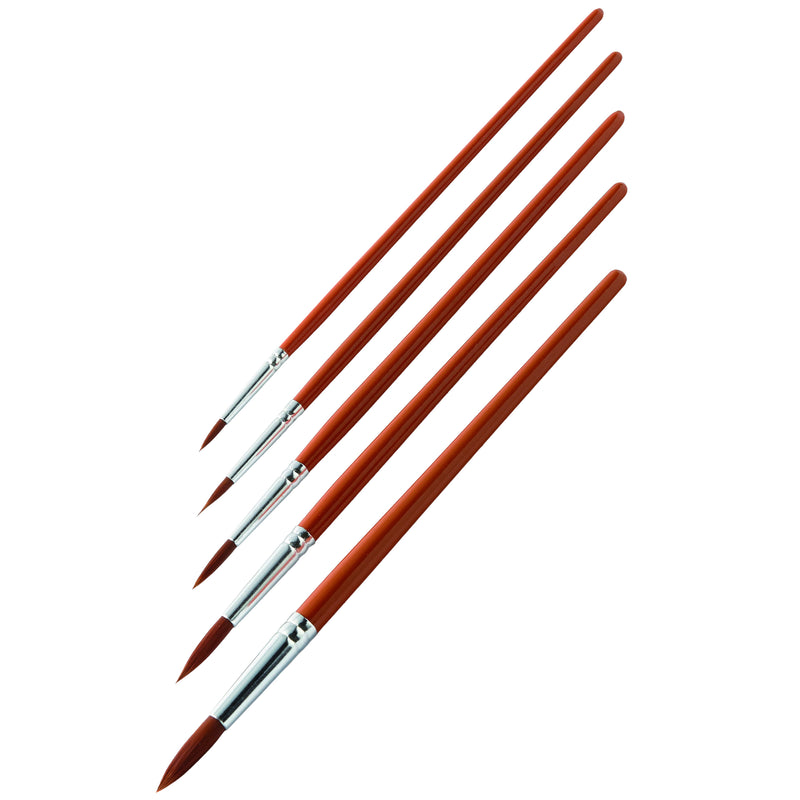 Kleinpinsel-Set Atelier School | 5-teilig | Grösse 2 - 10 | Schuller Eh`klar