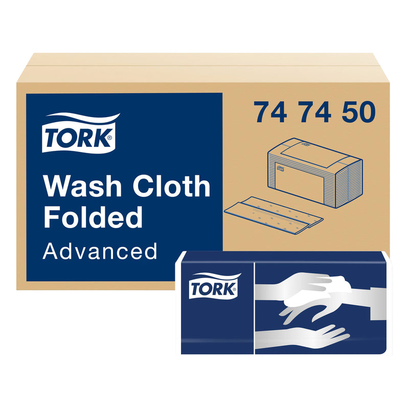 Zellstoff-Waschtuch | Einzelblatt | 6-lagig | 1600 Stück | Advanced | TORK 747450