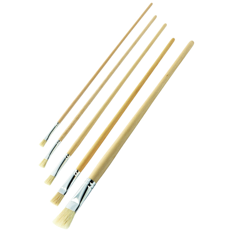 Kleinpinsel-Set Gussow L | 5-teilig | 6,6 - 22,5 mm | Grösse 6 - 20 | Schuller Eh`klar