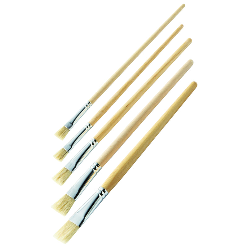 Kleinpinsel-Set Gussow K | 5-teilig | 6,5 - 17,6 mm | Grösse 6 - 16 | Schuller Eh`klar