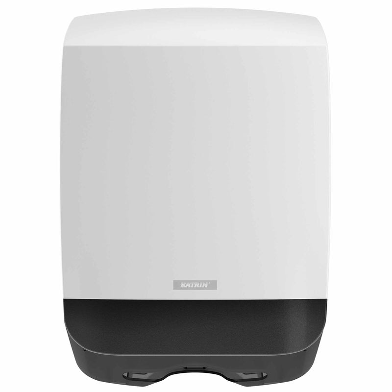 Falthandtuchspender M | ABS Kunststoff | frei befüllbar | Katrin 77410 / 77434