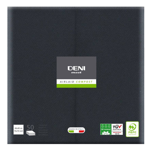 Airlaid Servietten DENI MEET | 1/8 Falz | 40 x 40 cm | PEFC zertifiziert