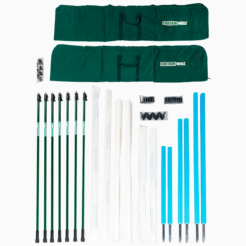 Curtain-Wall Staubschutzwand Prokit | 7,2 x 4 m