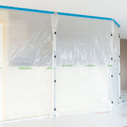 Curtain-Wall Staubschutzwand Masterkit | 14,4 x 4 m