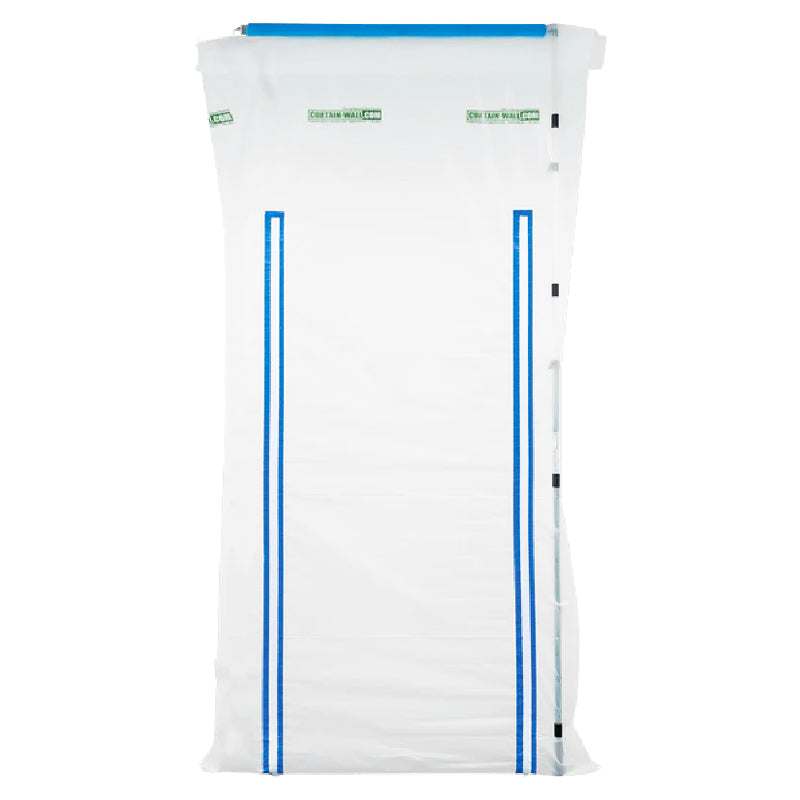 Curtain-Wall Staubschutztüre Ausbaumodul