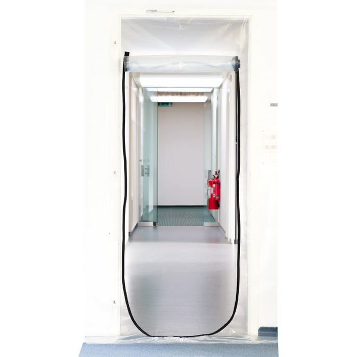 Folien-Staubschutztüre U | 250 x 120 cm | 150 μm-Profibedarf Online-Shop