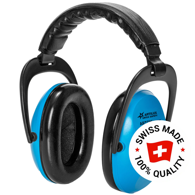 Kapselgehörschutz EM90F | SNR 24 | Kunststoff | klappbarer & gepolsterter Kopfbügel | Swiss Made | ARTILUX ARTON®