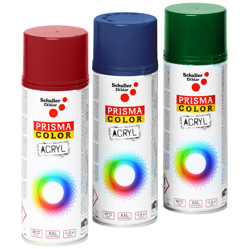 Acryllackspraydosen Prisma Color M | 400 ml | RAL | 80°C | matt | Schuller Eh`klar