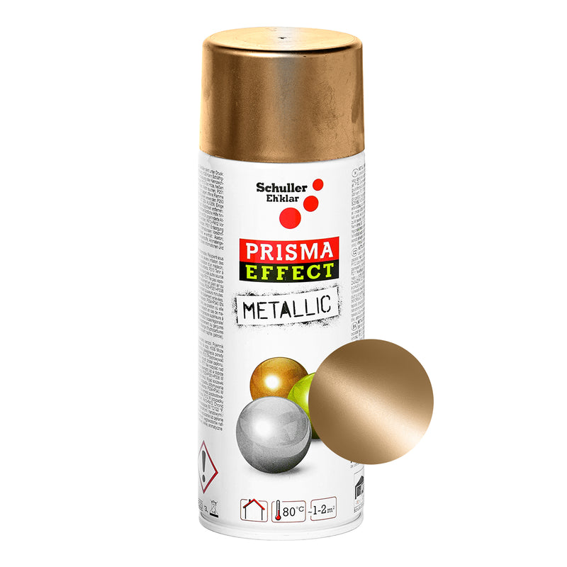 Acryllackspraydosen Prisma Effect Metallic Pro | 400 ml | Metallpigmente | Schuller Eh`klar