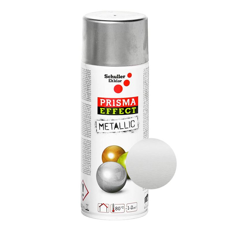 Acryllackspraydosen Prisma Effect Metallic Pro | 400 ml | Metallpigmente | Schuller Eh`klar