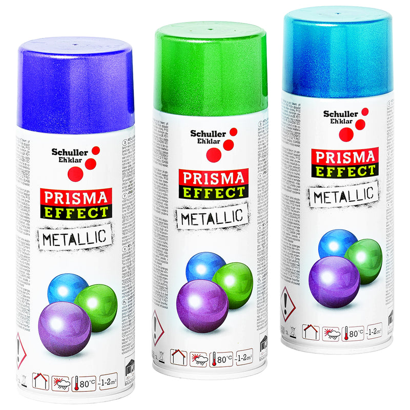 Acryllackspraydosen Prisma Effect Metallic | 400 ml | Effektpigmente | Schuller Eh`klar