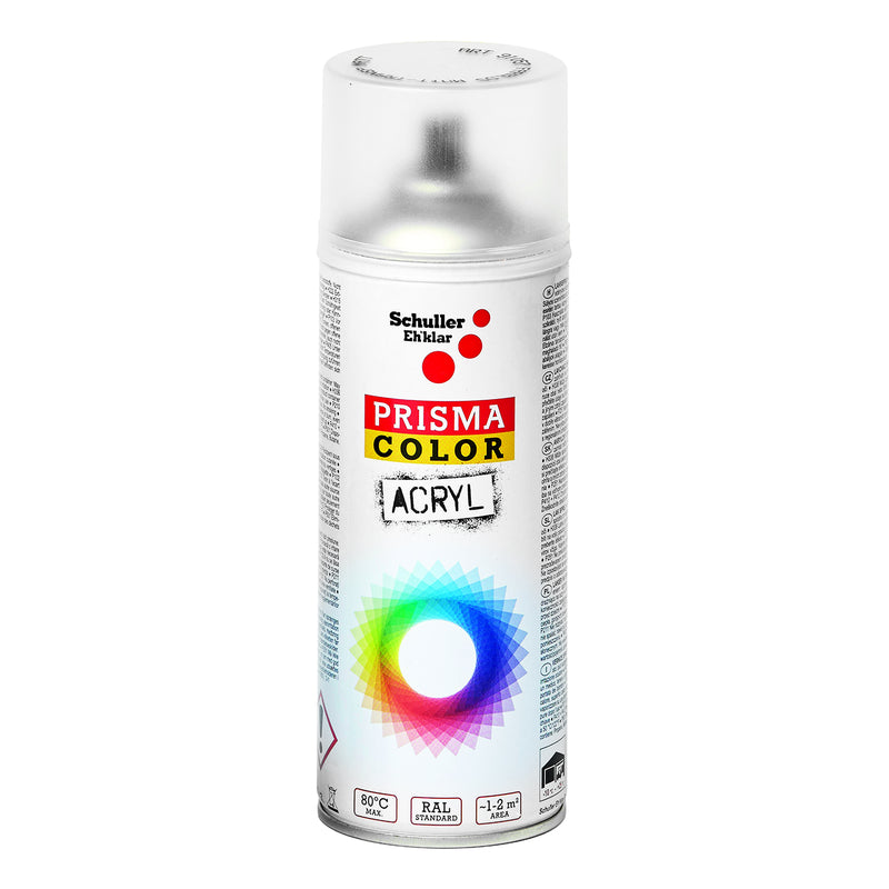 Acryllackspraydosen Prisma Color Transparent | 400 ml | RAL | 80°C | farblos | glanz & matt | Schuller Eh`klar