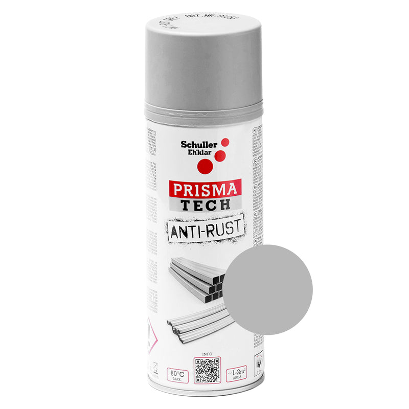 Rostschutzspraydosen Prisma Tech Anti Rust | grau & rotbraun | 400 ml | 80°C | Korrosionsschutz | Schuller Eh`klar