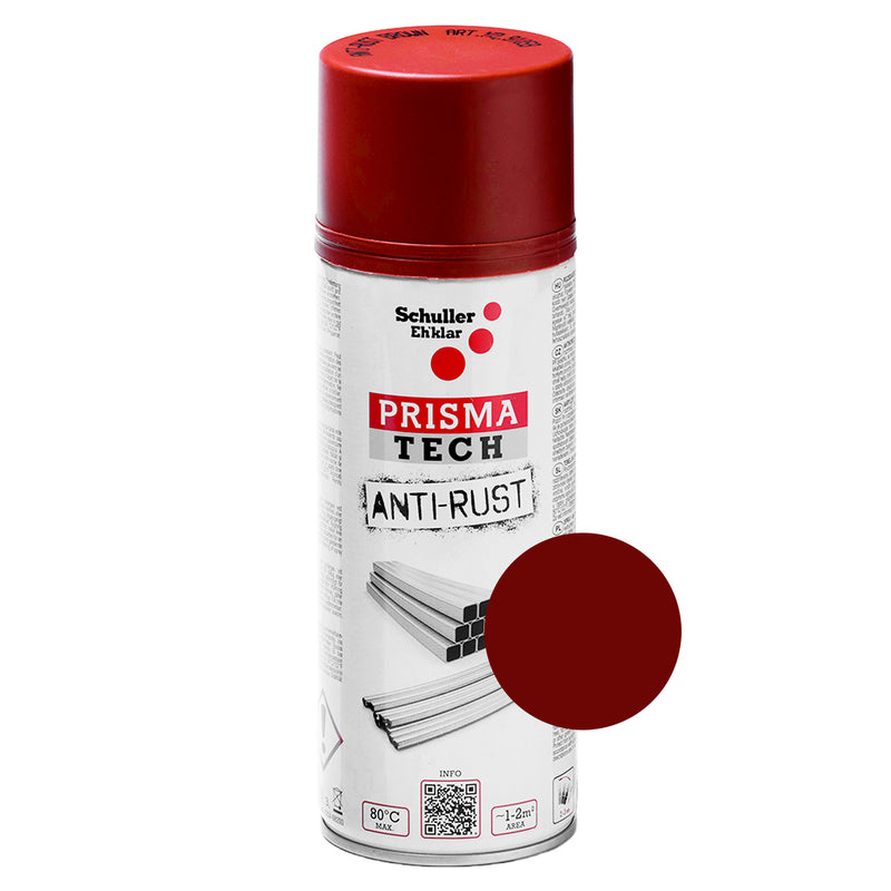 Rostschutzspraydosen Prisma Tech Anti Rust | grau & rotbraun | 400 ml | 80°C | Korrosionsschutz | Schuller Eh`klar