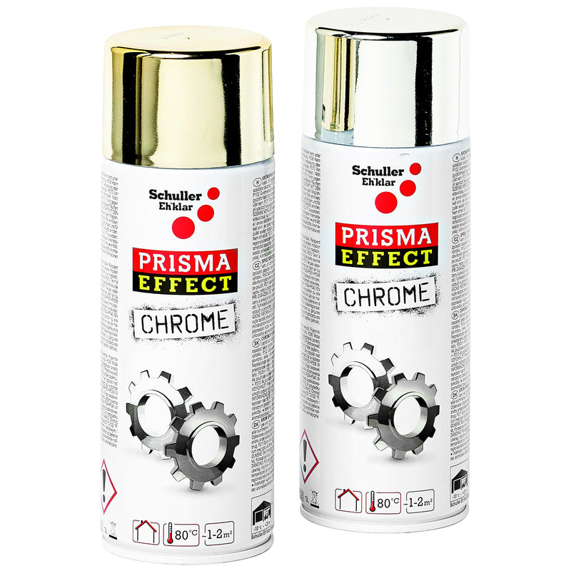Acryllackspraydosen Prisma Effect Chrome | 400 ml | hochglänzend | Schuller Eh`klar