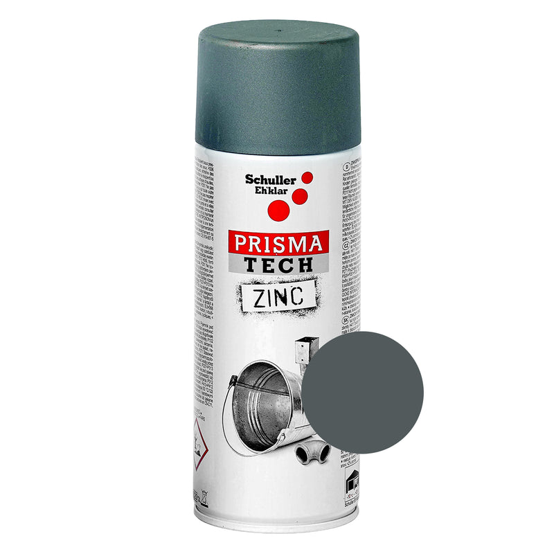 Lackspraydosen Prisma Tech Zinc | hell & dunkel | 400 ml | Korrosionsschutz | Schuller Eh`klar