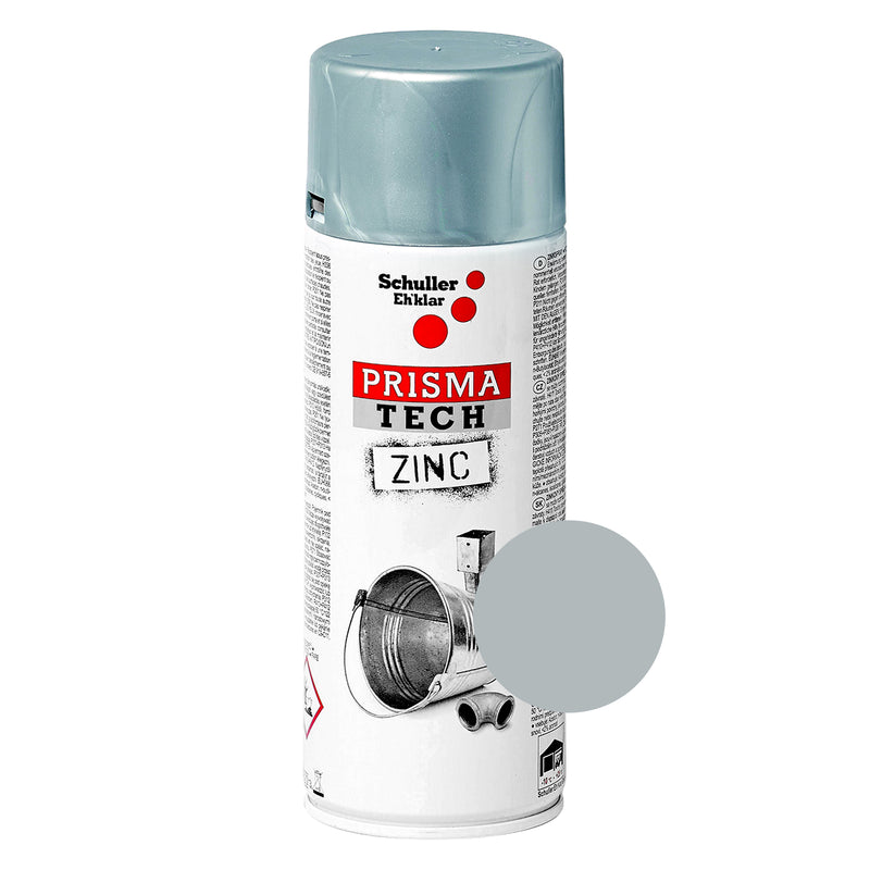 Lackspraydosen Prisma Tech Zinc | hell & dunkel | 400 ml | Korrosionsschutz | Schuller Eh`klar