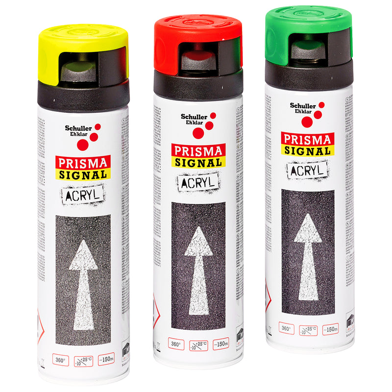 Markierspraydosen Prisma Signal | 500 ml | ~150 m | witterungsbeständig | Schuller Eh`klar